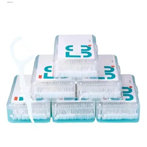 150 Disposable Dental Floss Picks for Oral Care