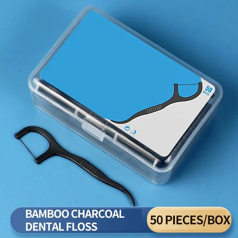 150 Disposable Dental Floss Picks for Oral Care