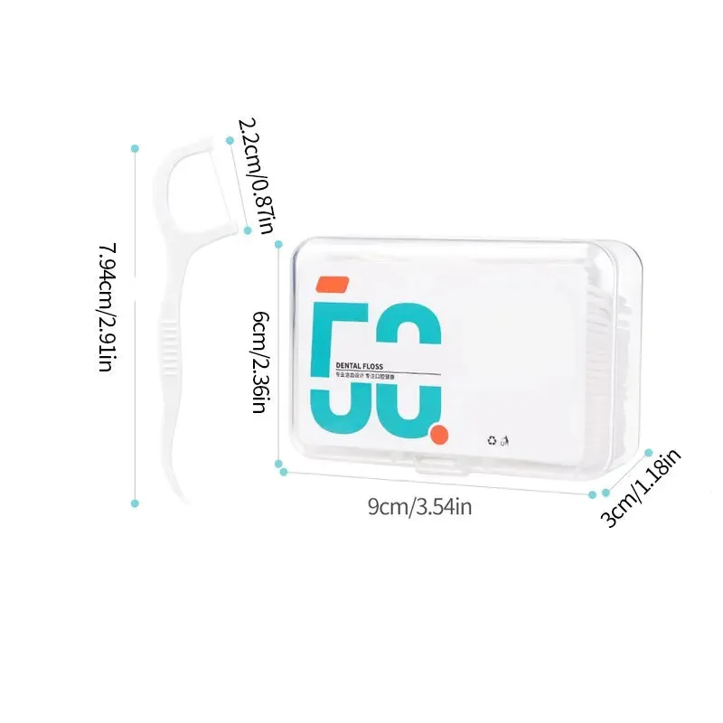 150 Disposable Dental Floss Picks for Oral Care