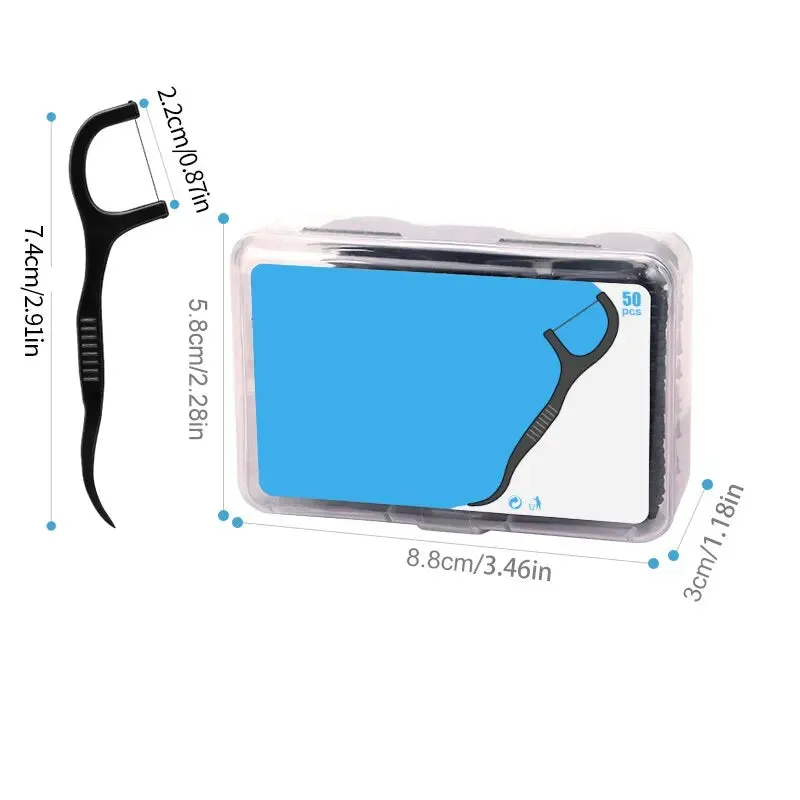 150 Disposable Dental Floss Picks for Oral Care