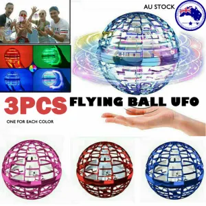 3PCS Flying Ball Mini Hand UFO Toys | Drone Helicopter Hover Quadcopter | Kids Toys Gifts
