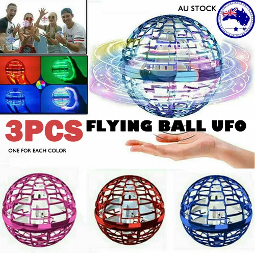 3PCS Flying Ball Mini Hand UFO Toys | Drone Helicopter Hover Quadcopter | Kids Toys Gifts