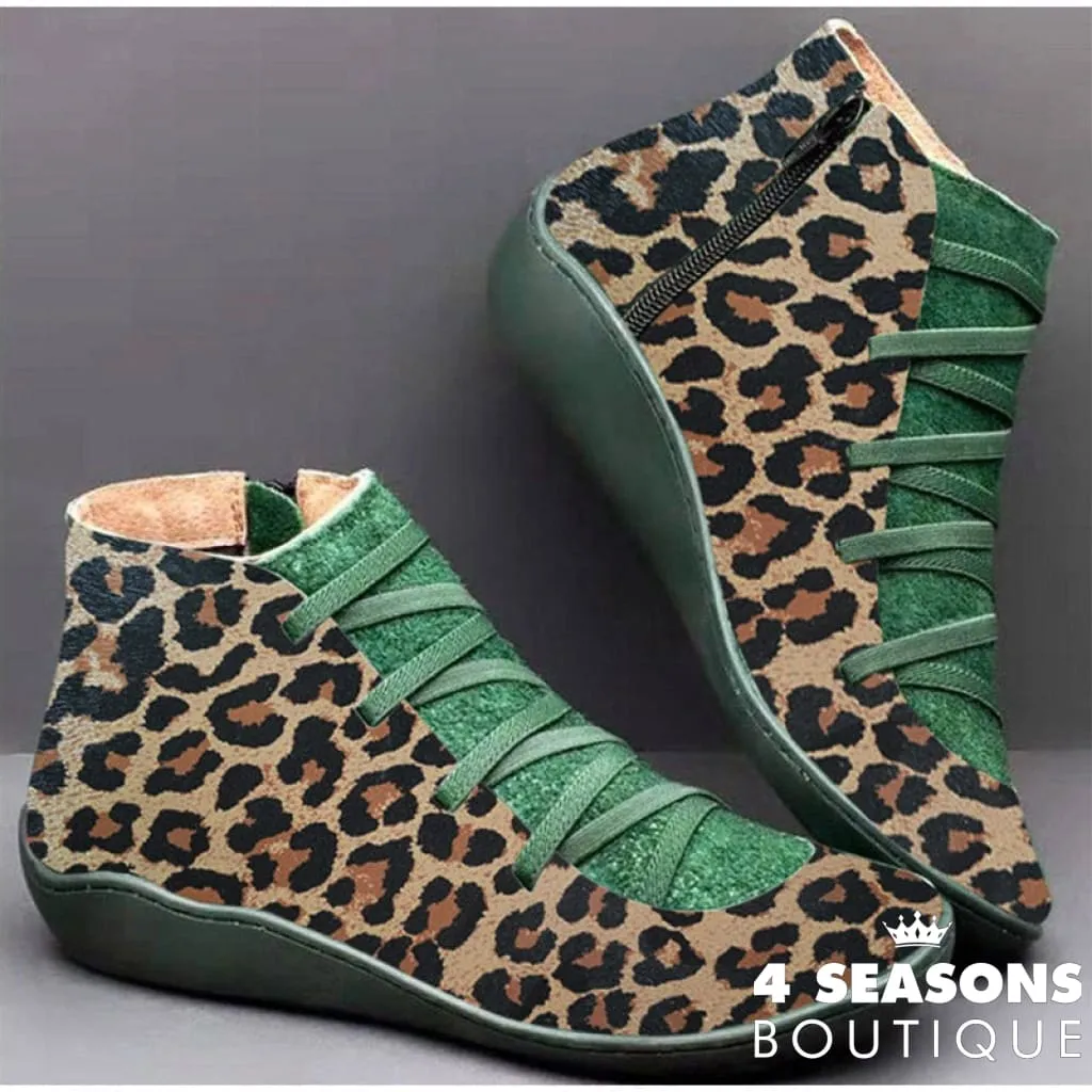 Animal Print Boots