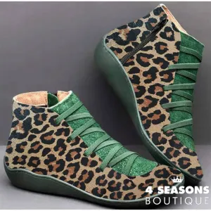Animal Print Boots