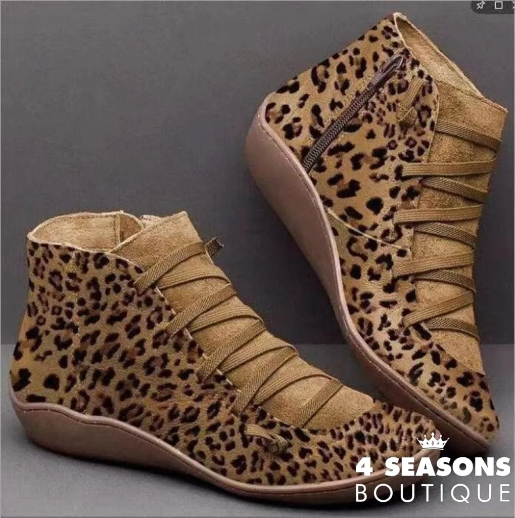 Animal Print Boots