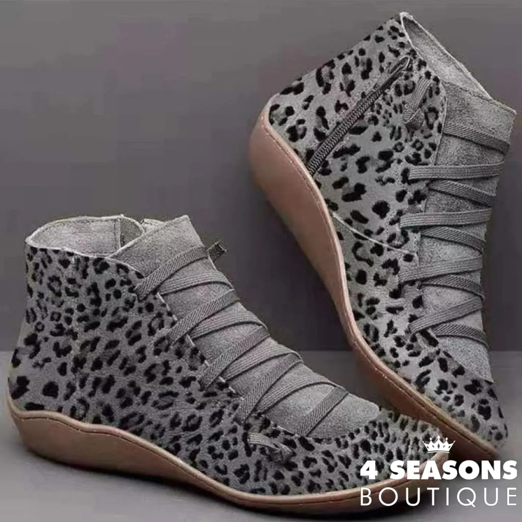 Animal Print Boots
