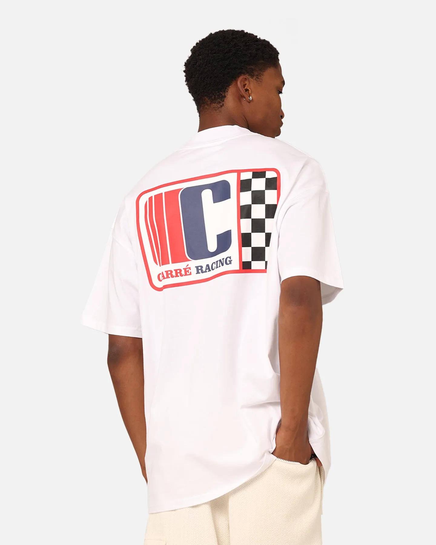 Carre Course Oversized T-Shirt White