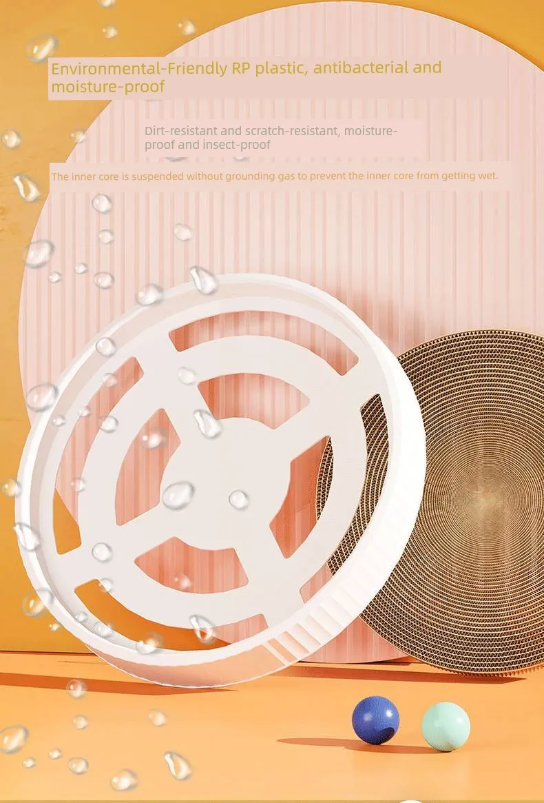 Cat Scratch Board Nest round Cat Scratching Board Abrasion Resistant Corrugated Paper Cat Nest Hair Claws Integrated No Dandruff Cat Toy Cat Supplies