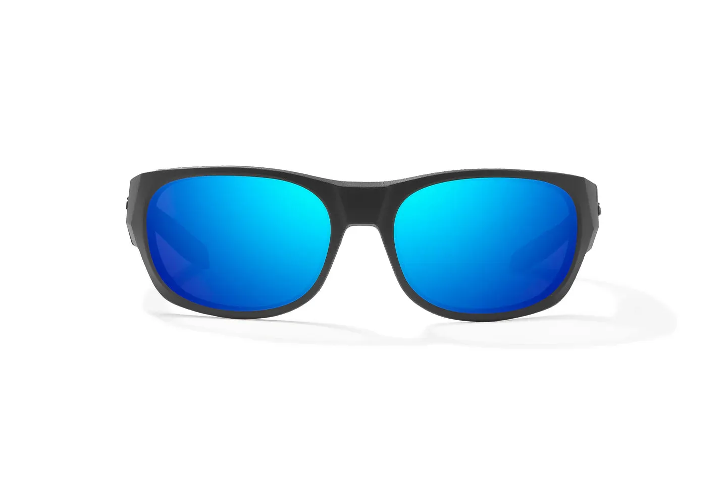 Darien Black Matte / Blue Mirror Polycarbonate