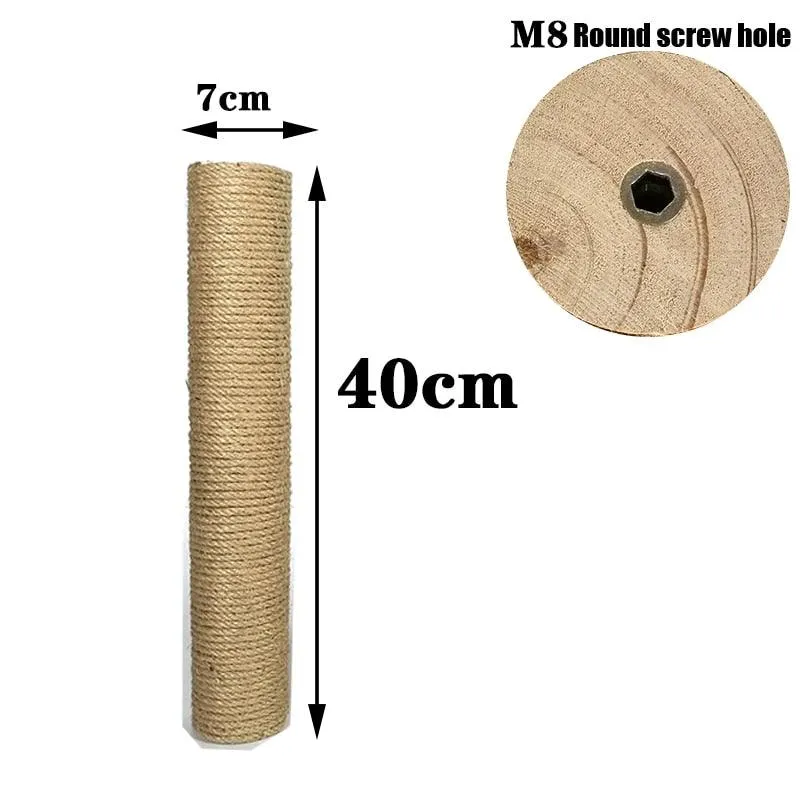 DIY Wooden Cat Scratching Post