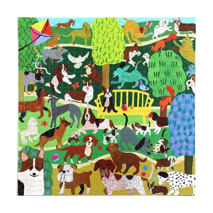Dogs in the Park 1000 Piece Puzzle