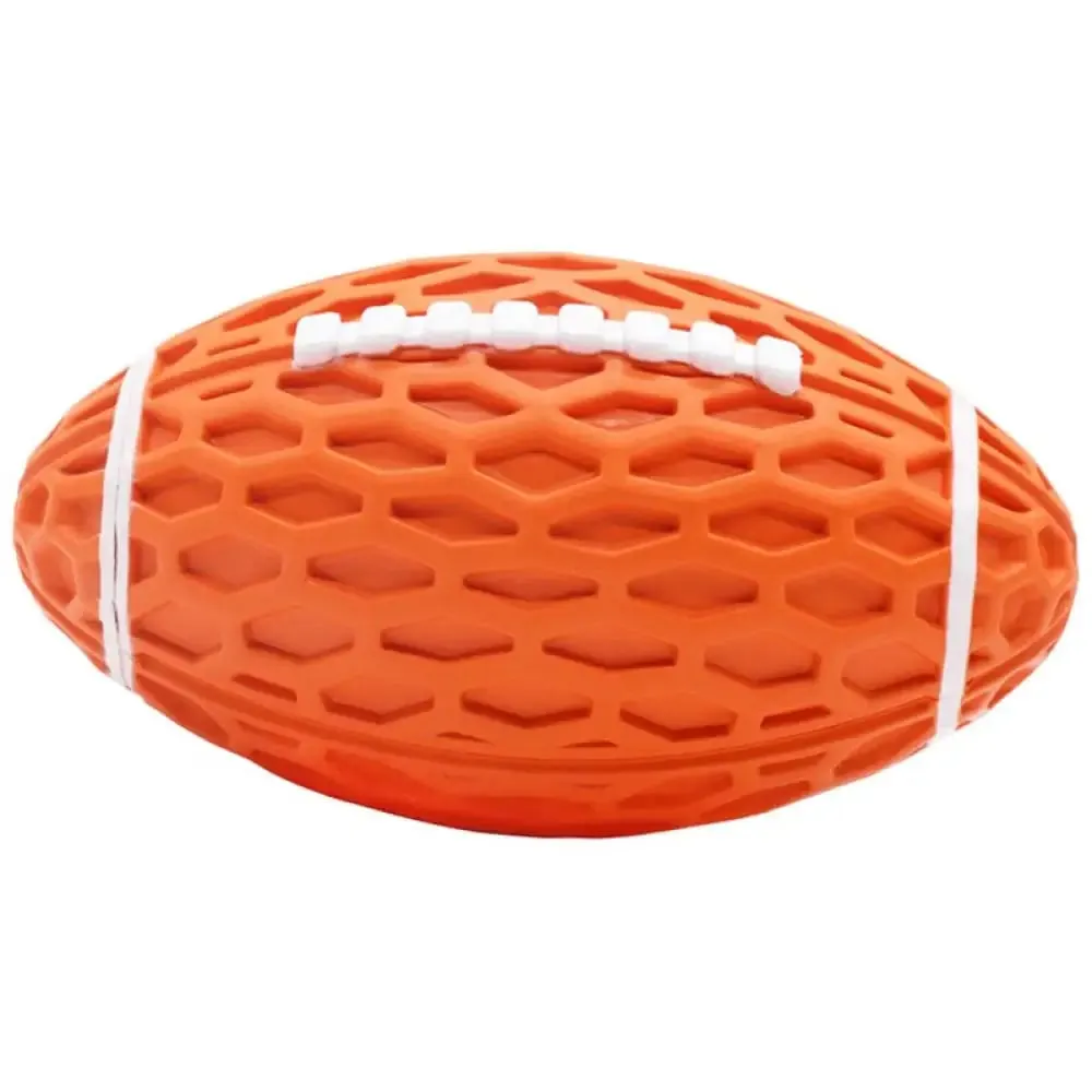 Durable Nontoxic Floatable Squeaky Rubber Chew Ball for Dogs Teething Stress Relief