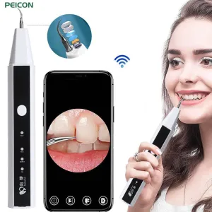 Electric Dental Scaler Teeth Whitening With HD Camera Teeth Calculus Tartar Remover Tools
