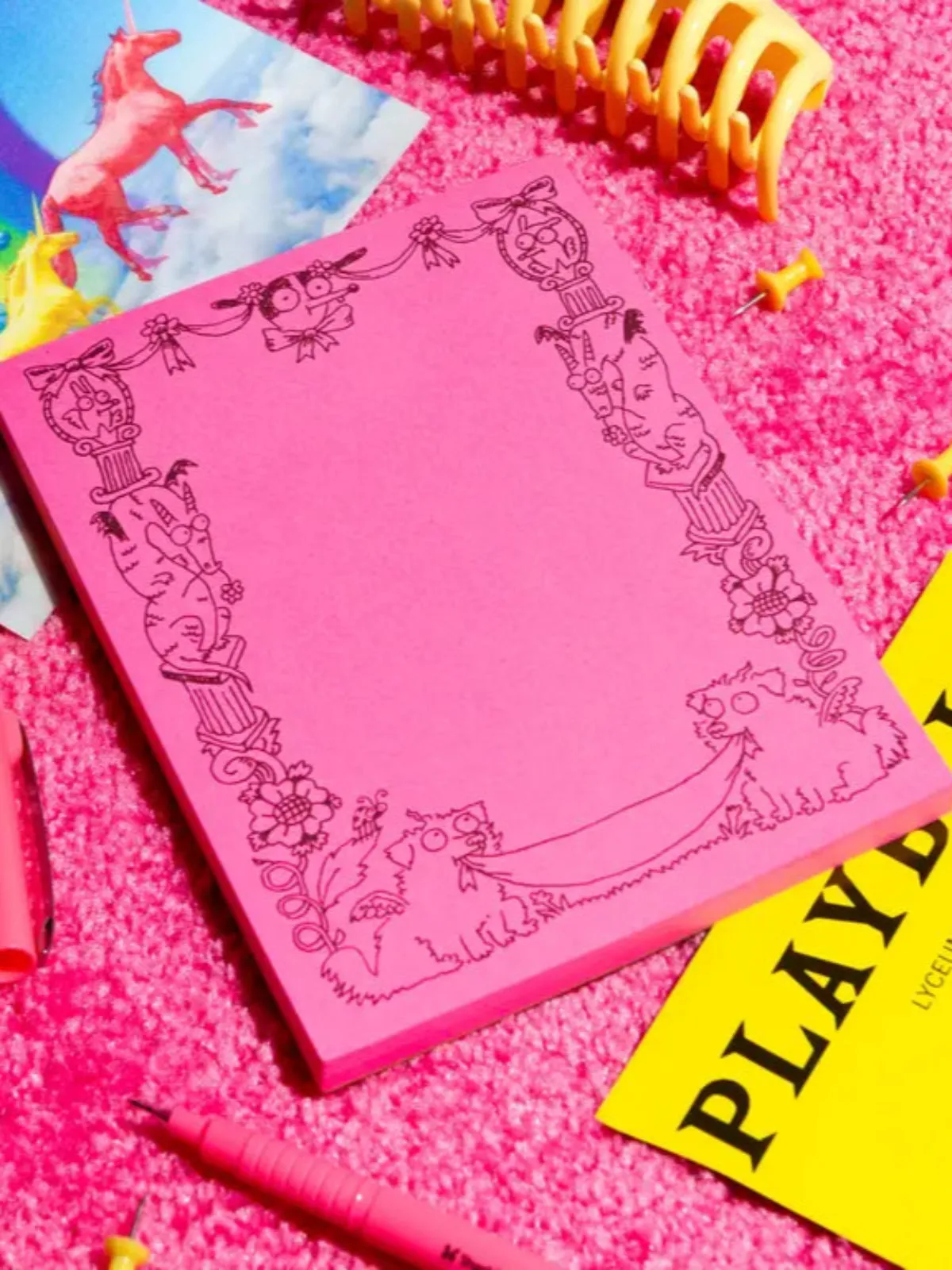 Fancy Scratch Pad - Pink