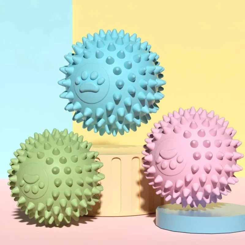 Interactive Rubber Chew Ball for Dogs and Cats