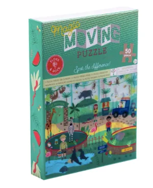 Jungle 50pc Magic Moving Puzzle