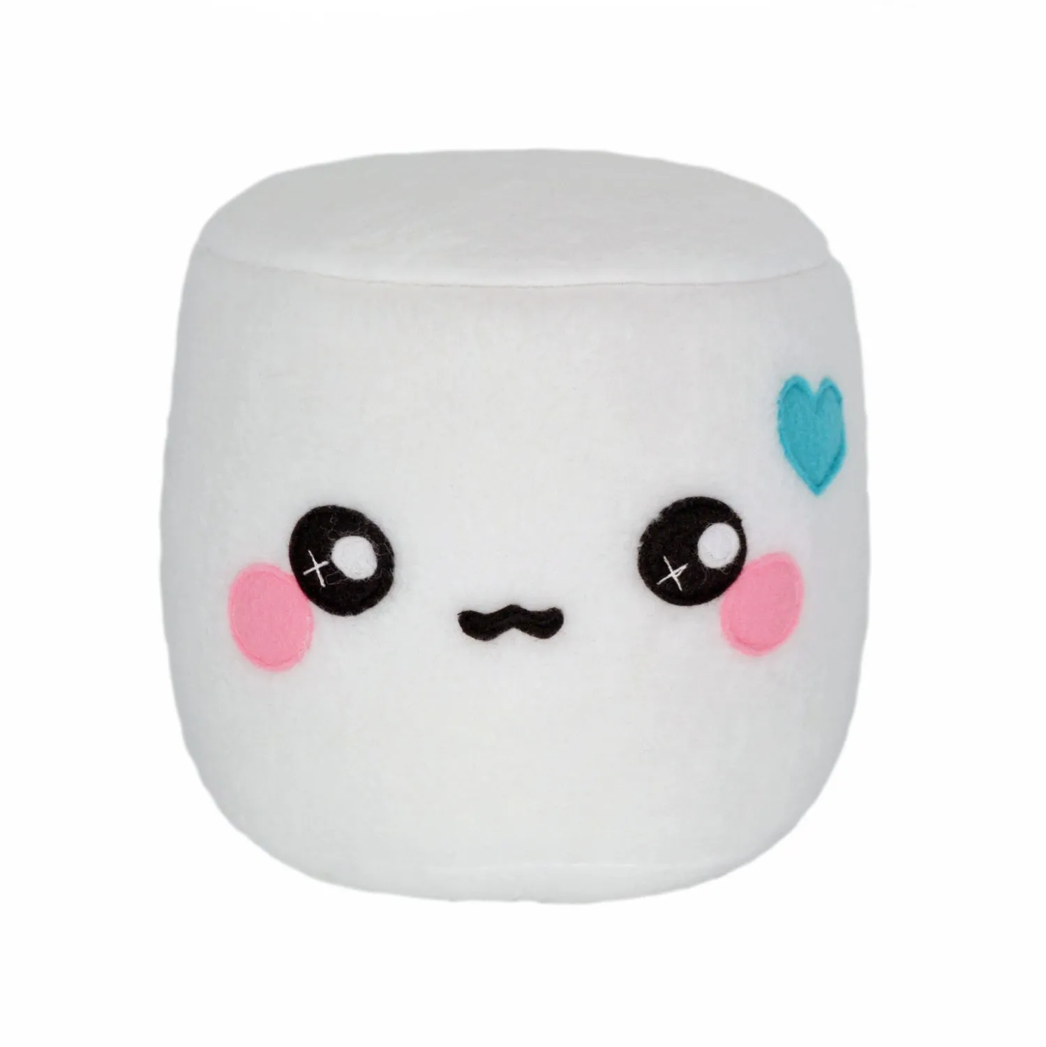 Marshmallow plushie - pillows cushions chocolate dipped novelty round kawaii food sweets geekery