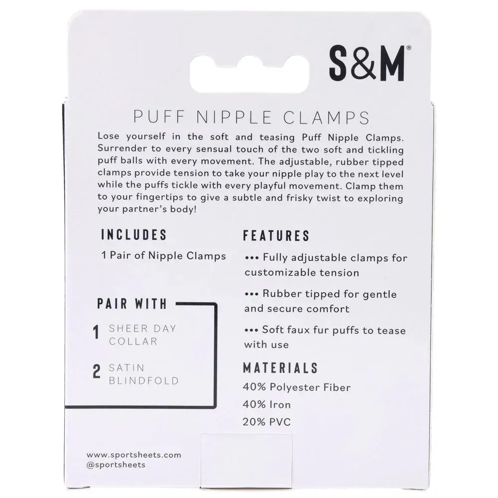 Sex & Mischief Puff Nipple Clamps