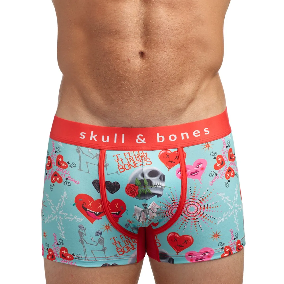 Skull & Bones Love Bones Boxer