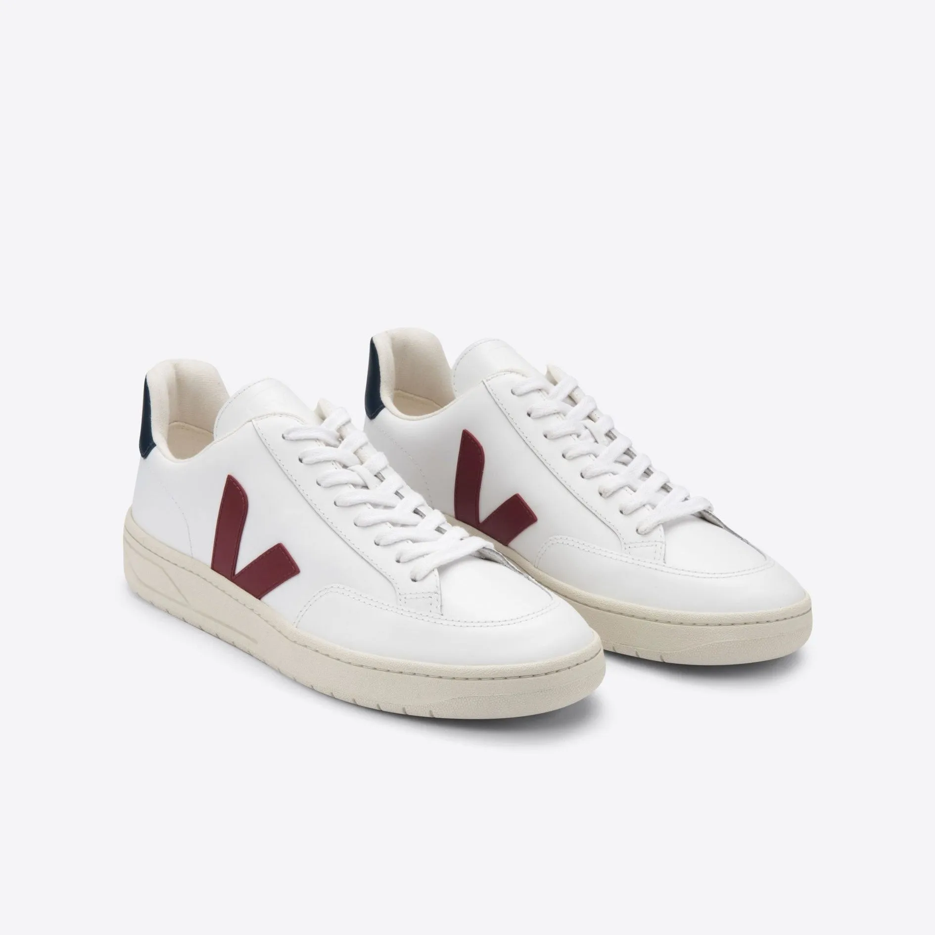 V-12 Leather Sneaker (Marsala Nautico)