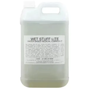 Wet Stuff Lite - 5kg Bottle - Water Based Lubricant - 5 kg Tube