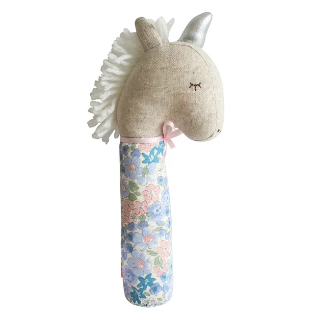 Yvette Unicorn Squeaker (Liberty Blue)